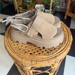 UGG Cady Women's Tan Platform Sandals